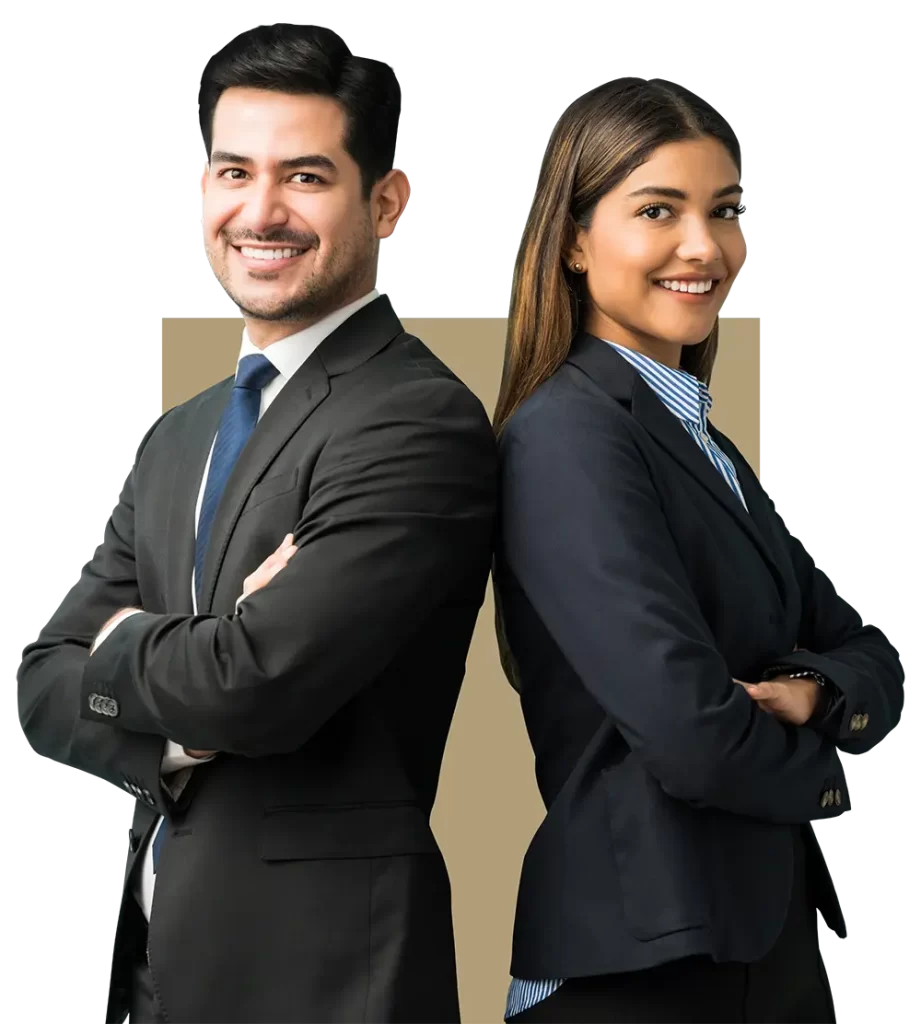 dos abogados de espalda